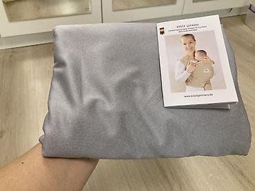 Оюнчуктар: Слинг-шарф для новорождённого, серый - Тип: эластичный слинг-шарф для — 3