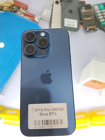 IPhone 15 Pro, 256 ГБ, цвет Blue. - Память: 256 ГБ — достаточно для lalafo.kg да IPhone 15 Pro, 256 ГБ, цвет Blue. - Память: 256 ГБ — достаточно для