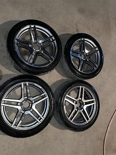 резина размер 16: Колеса в сборе 45 / R 18, Зима, Б/у, Комплект, Литые, отверстий - 5 — 6