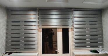 занавеска новый: Роллштор, Бишкек Жалюзи,День и ночь зебра, Римский шторы, Жалюзи — 1