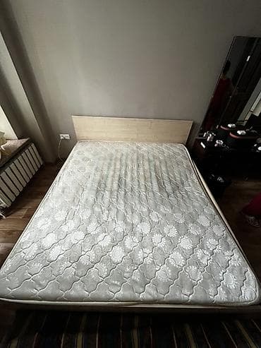 Спальные матрасы: Спальный матрас, Двуспальный, Боннельная система пружин, Жаккард, Матрасы средней жесткости — 2