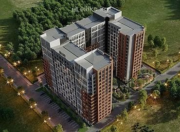 Батирлер: 1 бөлмө, 46 м², Элитка, 5 кабат, Даяр ПСО (өзү оңдоп түзөтүп бүтүү үчүн) — 3
