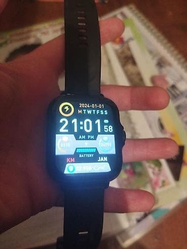 xiaomi poco f6: Смарт-часы с квадратным сенсорным экраном и силиконовым ремешком — 2