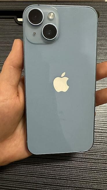 IPhone 14, Б/у, 256 ГБ, Голубой, Коробка, 77 % at lalafo.kg IPhone 14, Б/у, 256 ГБ, Голубой, Коробка, 77 %