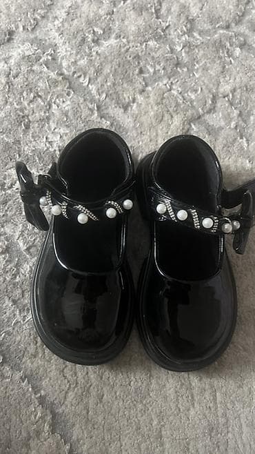 кожаные брюки: Детские лакированные туфли Мэри Джейн - Цвет: чёрный, глянцевый лак - — 1