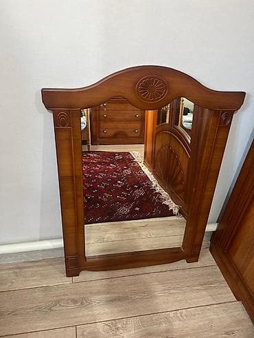 рассрочкк: Спальный гарнитур из массива/МДФ в классическом стиле, цвет тёплый — 4