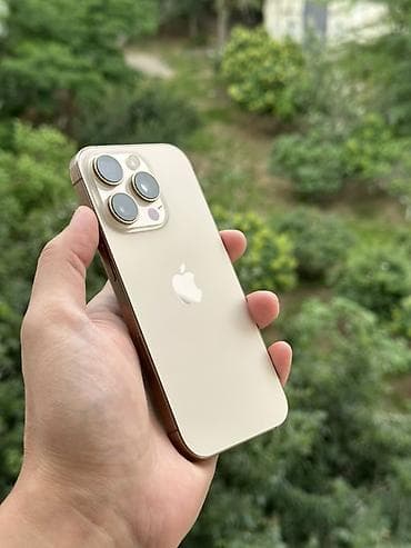 IPhone 16 Pro, 256 ГБ, Desert Titanium, Кабель, Коробка, 90 %