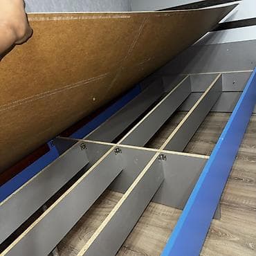 Детская мебель: Детская гарнитура, Для мальчика, ДСП, цвет - Синий — 7