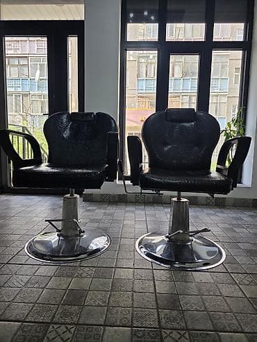 Мойка парикмахерская с креслом, кресла, стул на колёсиках макияжное — 5