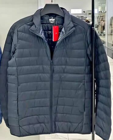Атайын кийим: Ультра легкая, мужская пуховая куртка X-STEP на весну - осень, размер — 3