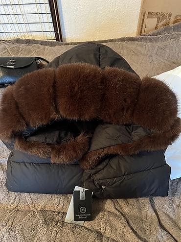Кофталар, свитерлер: Пуховик, Узун модель, Аңтери менен, L — 3