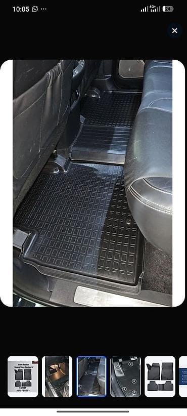 rexston khan: 3D Полики Для салона Ssangyong, цвет - Черный — 3