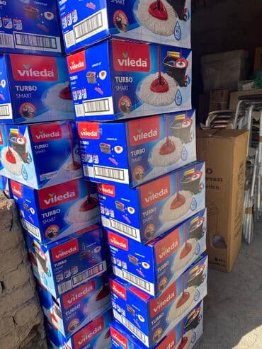 Инструменттер: Швабра для уборки Швабра с ведром с отжимом Бренд: Vileda Turbo — 2