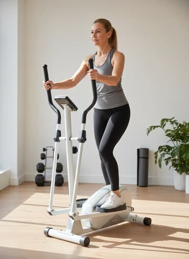 купить бу эллиптический тренажер: Продается в хорошем состоянии, самовызов брали домой не понадобился — 2