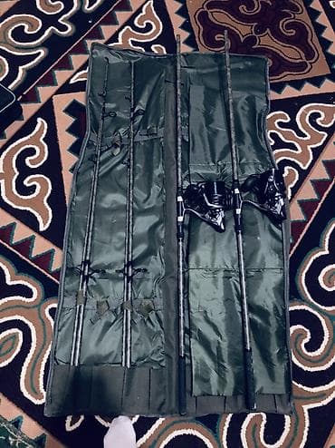 рюкзак охотничий: Карповый комплект: удилища + большие безынерционные катушки Состав: - — 3