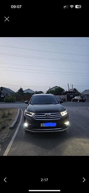 состояние хорошоя: Toyota Highlander: 2013 г., 3.5 л, Автомат, Газ — 5