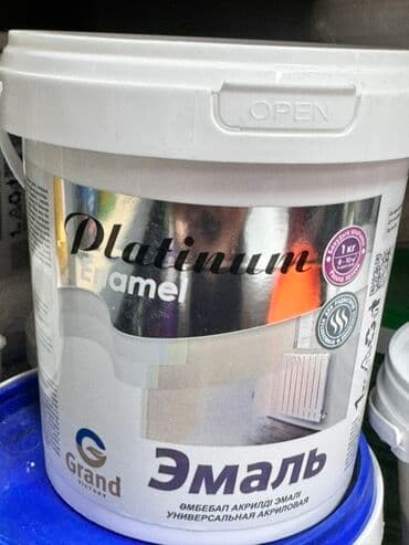 банка куплю: Эмаль Platinum Grand Victory – универсальная акриловая эмаль в белой — 1