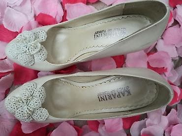 свадебные туфли дешево: Продаются б.у свадебные туфли (свадьба) на очень узкую ногуразмер — 1
