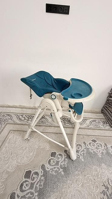 стол с регулировкой по высоте: Стульчик для кормления, Б/у, Другой бренд, Металл, Трансформер, Самовывоз — 6