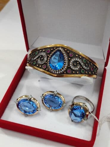 свадебные платья от производителя: Серебряный Комплект+ Билерик Серебро 925 с напылением золото Размеры — 3