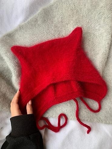 Женские брюки: Шапка, С ушками, Норка, Осень-весна — 2