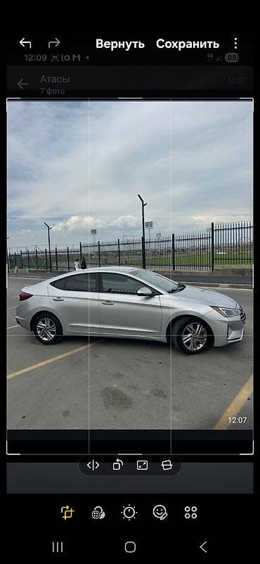 Унаа сатуу: Hyundai Elantra: 2019 г., 0.2 - engine capacity л, Автомат, Бензин, Седан — 2