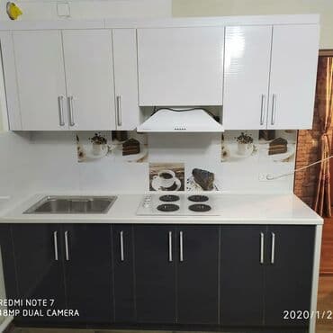 полка для фруктов и овощей: Ашкана гарнитуру, Жаңы, түсү - Ак, МДФ, Акысыз жеткирүү — 19