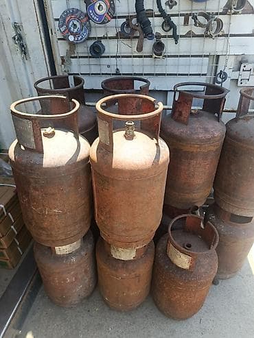 Газовые баллоны стальные, бытовые, типовые цилиндры для пропан-бутана