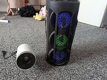 akg микрофон: Портативная акустическая колонка с подсветкой + компактный проектор - — 1