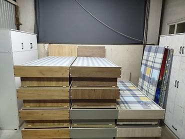 Столдор: Бир кишилик керебет, Жаңы, Матрасы бар, узуну - 190 см — 6