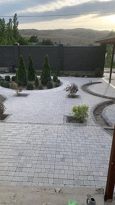 Укладка тротуарной плитки и благоустройство дворов/дорожек - at lalafo.kg Укладка тротуарной плитки и благоустройство дворов/дорожек -