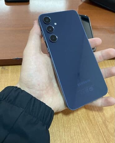 canon 5d mark 2: Samsung Galaxy A55, Б/у, 256 ГБ, цвет - Синий, 2 SIM, eSIM — 3