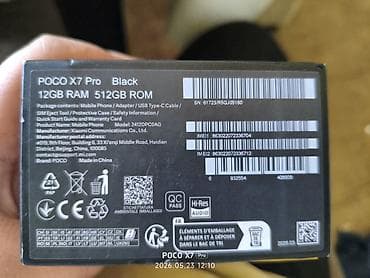 Poco X7 Pro, Б/у, 512 ГБ, цвет - Черный, 2 SIM at lalafo.kg Poco X7 Pro, Б/у, 512 ГБ, цвет - Черный, 2 SIM