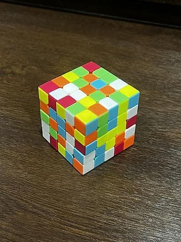магнитный кубик рубика: Кубик Рубика 5x5 (speedcube) в яркой бесстикерной расцветке. - — 1