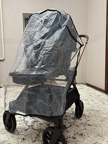 Коляски: Коляска, Другой бренд, цвет - Черный, Б/у, Самовывоз — 2