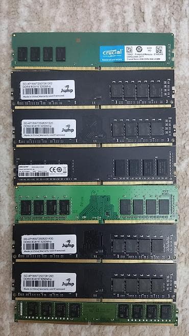 Оперативная память (RAM) для ПК, Б/у, Crucial, 8 ГБ, DDR4, 3200 МГц — 1