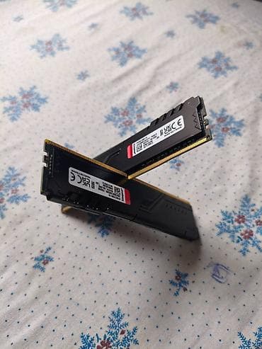 Оперативная память (RAM): Оперативная память, Новый, Kingston Fury, 16 ГБ, DDR4, 3200 МГц, Для ПК — 3