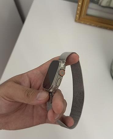 apple magic keyboard: Смарт-часы Apple Watch Ultra 3 с металлическим миланским браслетом — 4