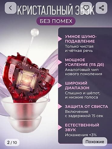 сулуховой апарат: Слуховой аппарат «Невидимка» — миниатюрный внутриушной усилитель звука — 2