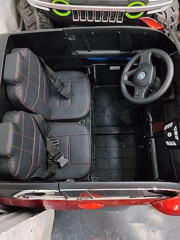 Детский мир: Детский электромобиль BMW-стиля (красный, 2‑местный) - Кузов — 3