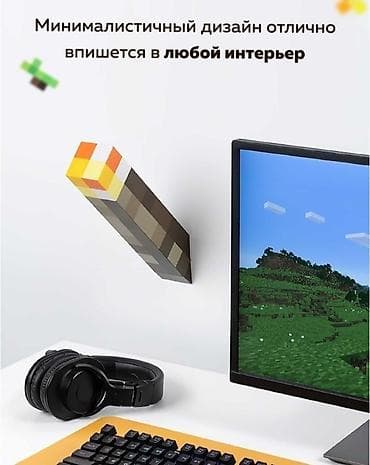lego minecraft: Факел ночник майнкрафт — 3