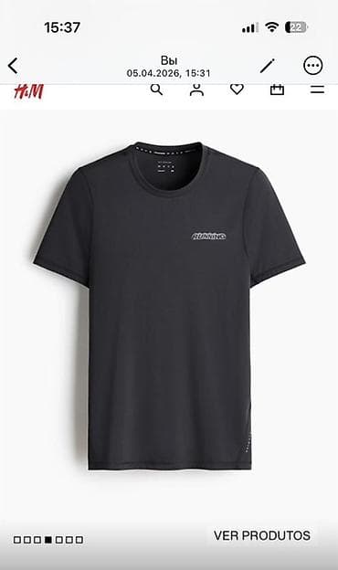 кийит: Эркектердин футболкасы, XL, H&M, Жаңы, түсү - Кара, Өзү алып кетүү, Акылуу жеткирүү — 1