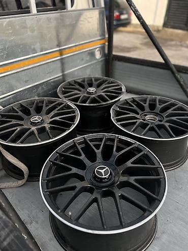 диски amg r19: Литые Диски R 19 AMG, Комплект, отверстий - 5, Б/у — 3