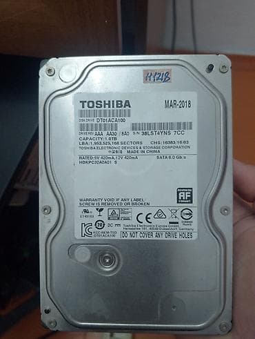 amazon kindle fire: Накопитель, Toshiba, HDD, 1 ТБ, 3.5", Для ПК — 1