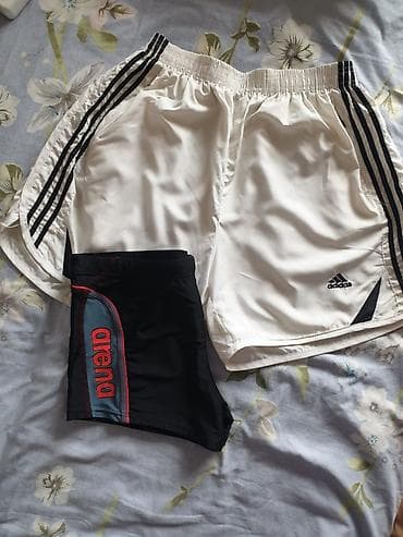 шорты: Шорты Adidas б\у в хорошем состоянии. размер "М" и плавки" ARENA" — 1