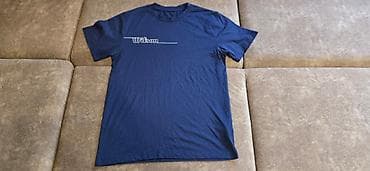 Мужская футболка, M, Б/у, цвет - Синий, Самовывоз, Платная доставка