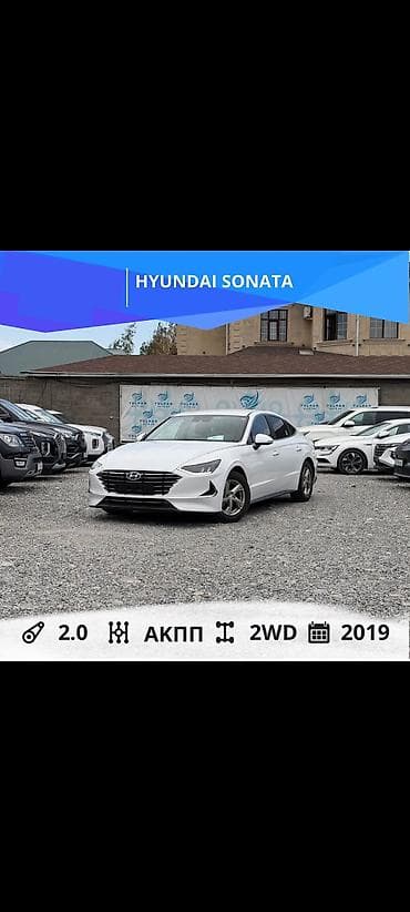 byd plus: Hyundai Sonata: 2019 г., 2 л, Автомат, Бензин, Седан — 1