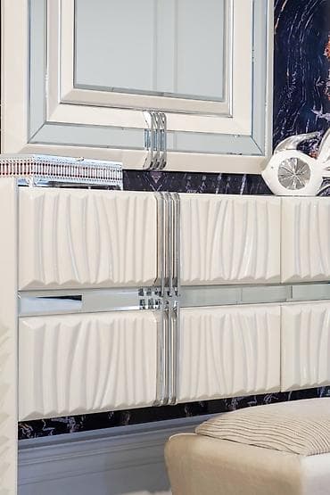 костюм султана: Спальный гарнитур, Турция, МДФ, Бесплатная доставка, цвет - Белый — 6