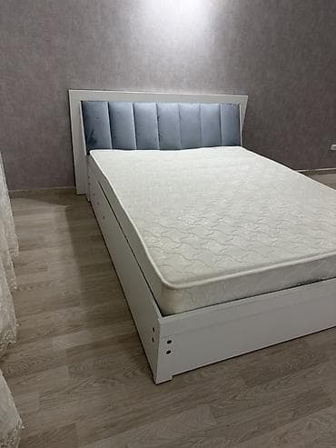 подъемный механизм для кровати: Двуспальная кровать, С матрасом, длина - 200 см — 4