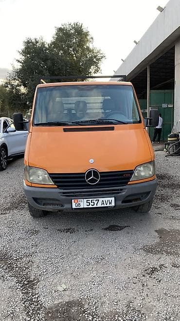Транспорт: Mercedes-Benz Sprinter (CDI), оранжевый, бортовой/грузовой. Основные — 2